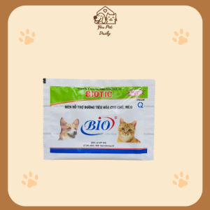 Men Tiêu Hóa BIOTIC Cho Chó Mèo Gói 5gr
