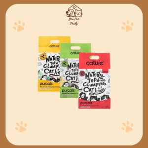 Cát vệ sinh cho mèo - Cát đậu nành Natural Tofu cho mèo (Túi 6l/ 2,4kg) (Siêu thơm, vón và không bết đáy)